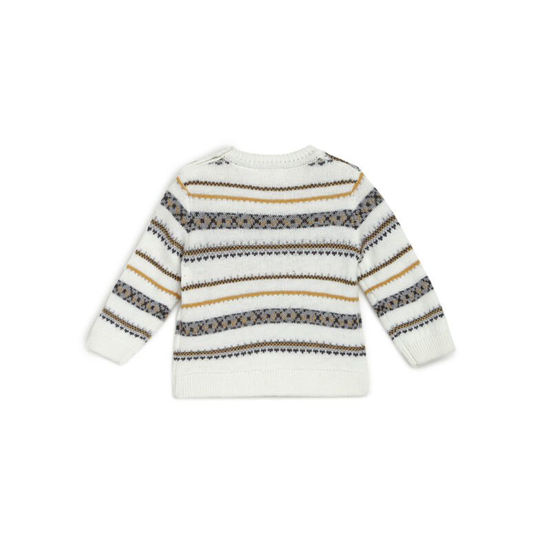 Boys Bronze Printed Pullover image number 1